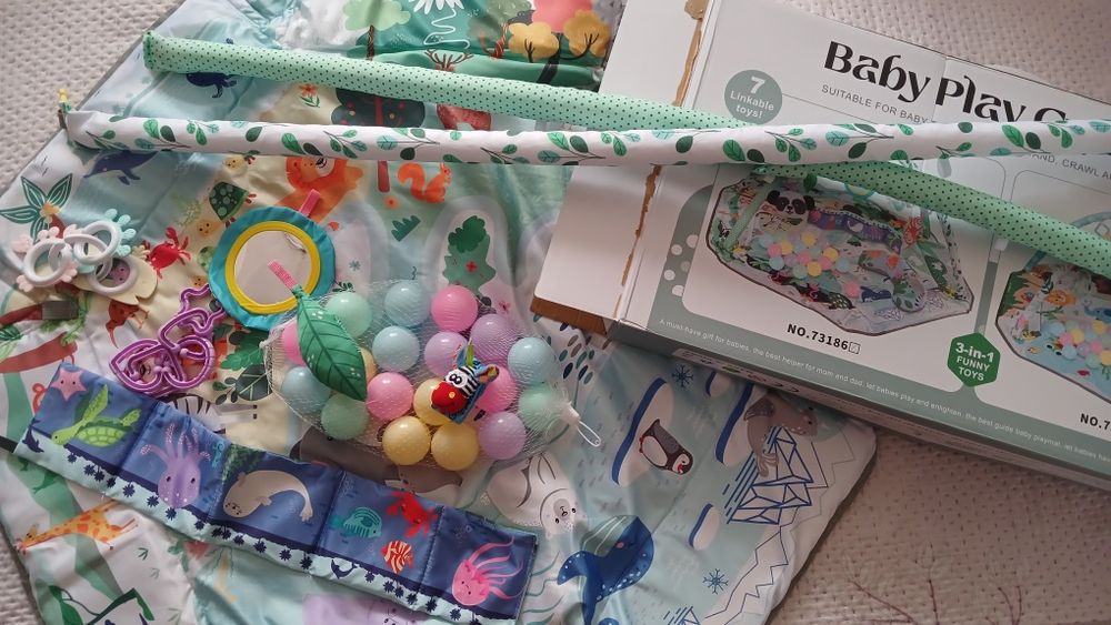 Срочно продается! Детский коврик манеж и люлька!