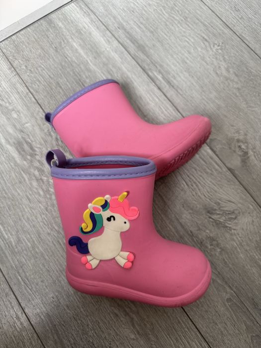 23р Резиновые сапоги для девочки
