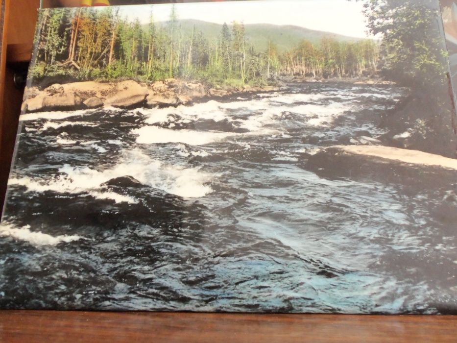 Картина-фотопечат и Календар-Атонски манастири.