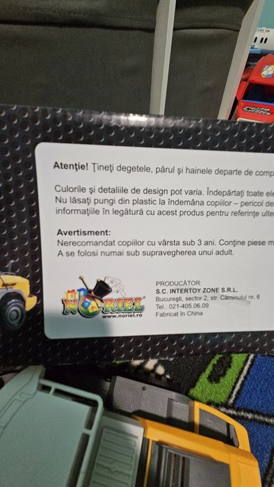 Jucarie Excavator articulat cool machines