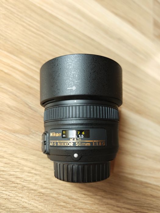 Obiectiv Nikon AF-S Nikkor 50mm f/1.8G ca nou, cu Filtru UV Kenko