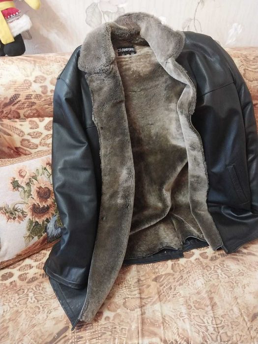 Кожаная куртка мужская