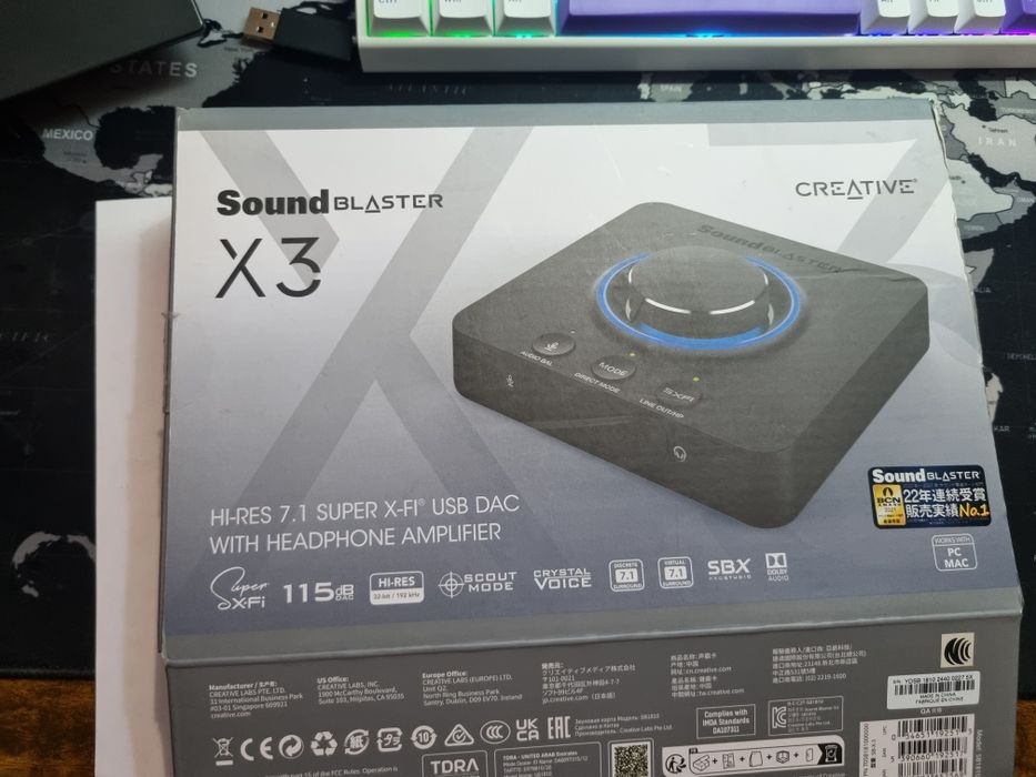 SoundBlaster Creative x3