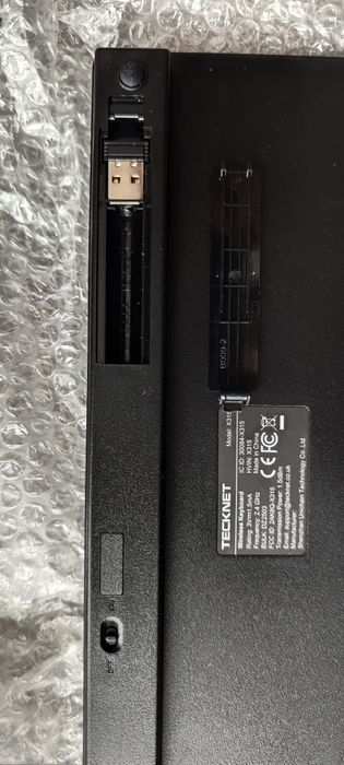 Mini tastatura wireless neagra