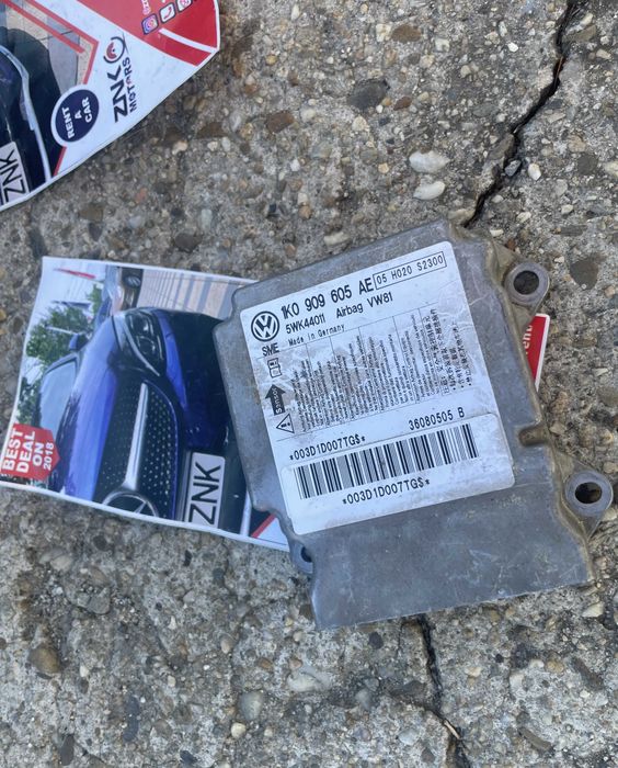 VW Scirocco / Eos plansa de bord - kit airbag - set centuri siguranta