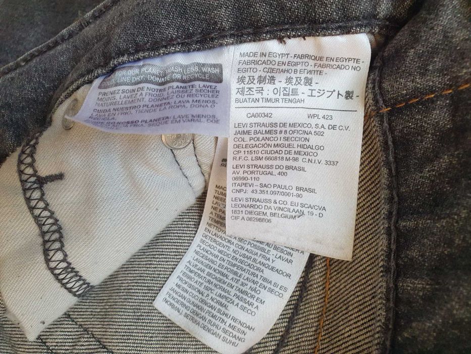 Blugi barbati LEVI'S 510 SKINNY Gri - Marimea W29 L32