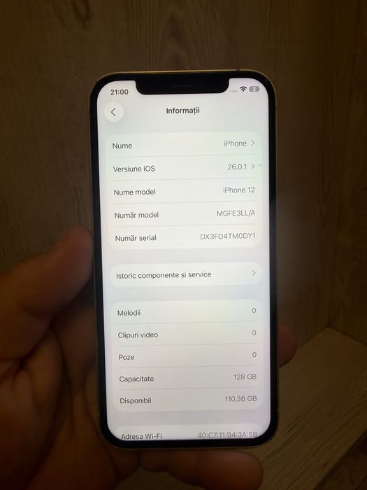 Vand iphone 12 de 128 gb
