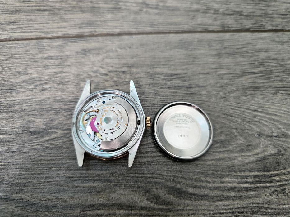 Ceas Rolex Datejust 36,Aur
18K+Otel,referință 1601,