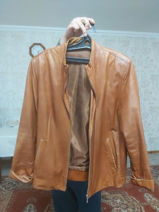 Куртка кожанная в