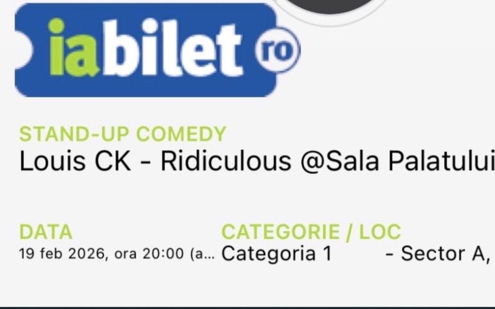 Bilete Louis CK - Ridiculous Bucuresti