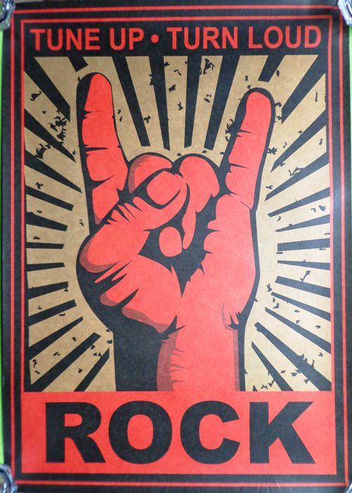 Метални табели и плакати нa класически метъл групи