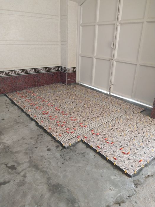 Кафельные работы, ложем плитку маёлику