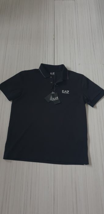 Emporio Armani EA7 Pique Pima Cotton L НОВО! ОРИГИНАЛ Мъжка Тениска