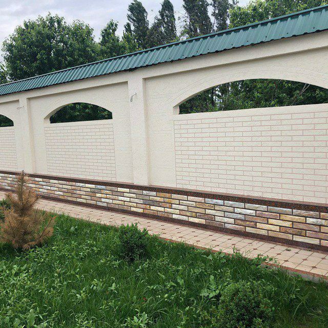 Фасад ремонт, Травертин, Дождик,Харёр, Оточенто, Гипкий камен ва бошка