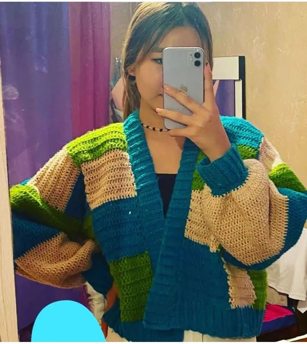 Кардиган, оверсайз