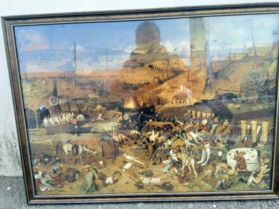 Pieter Bruegel cel Bătrân - Triumful morții , inramat
