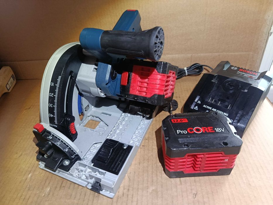 BOSCH GKT 18V-52 GC fierastrau circular 18V 12Ah 8Ah plonjat BITURBO