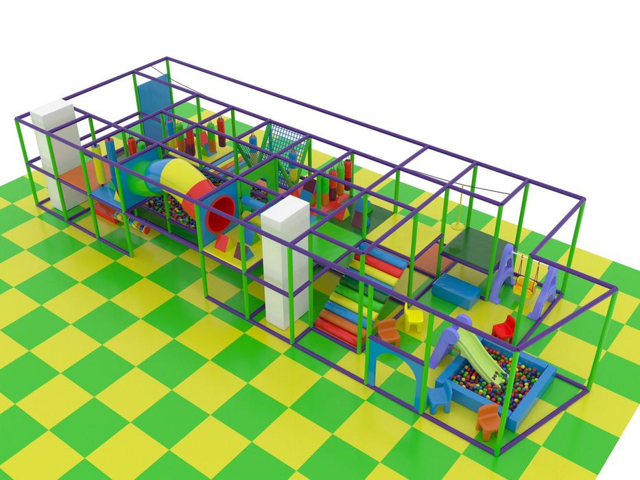 loc de joaca modular labirint piscina bile