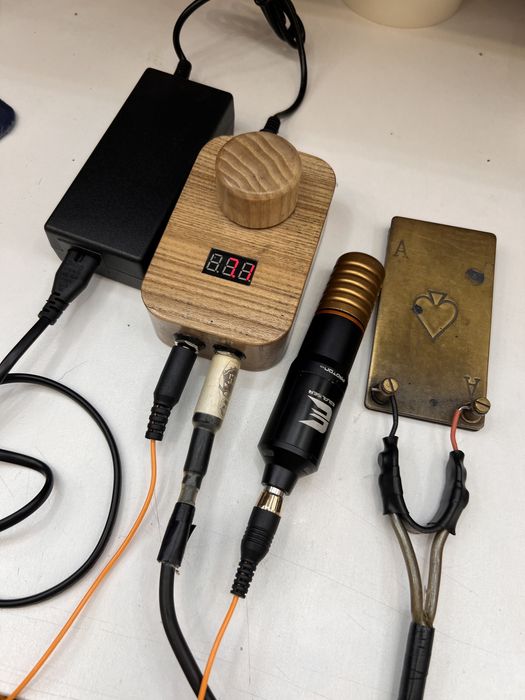 Тату набор с машинкой и блоком питания