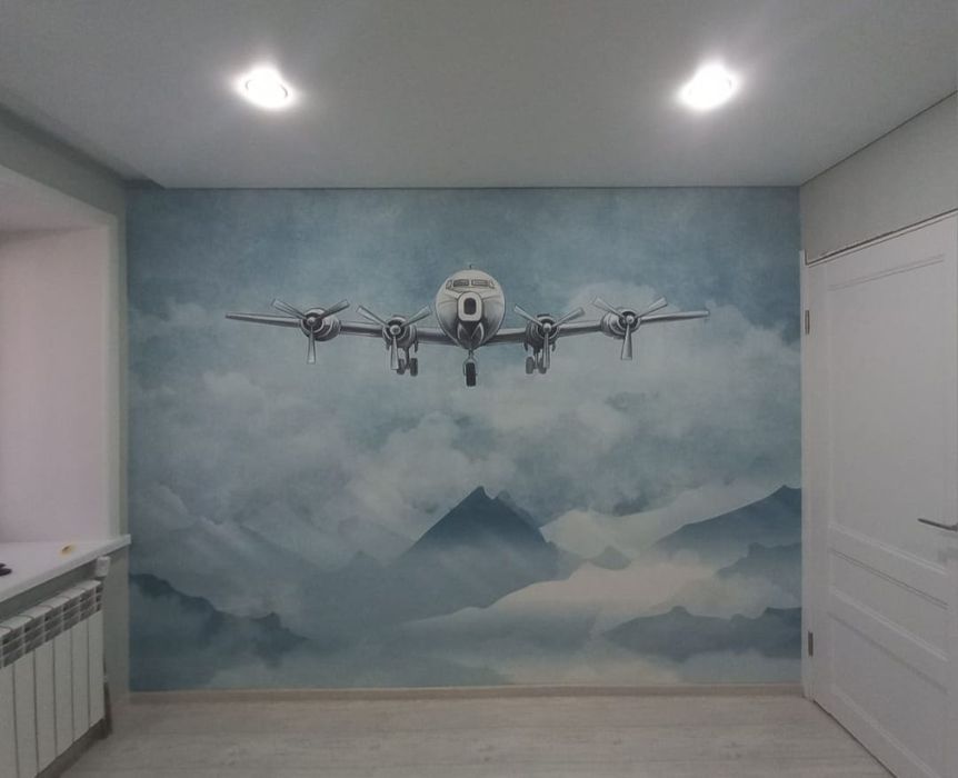 Поклейка Обоев. Косметический ремонт.