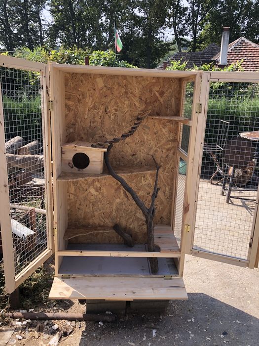 Дървена клетка / къщичка за чинчила , катерица или други животни