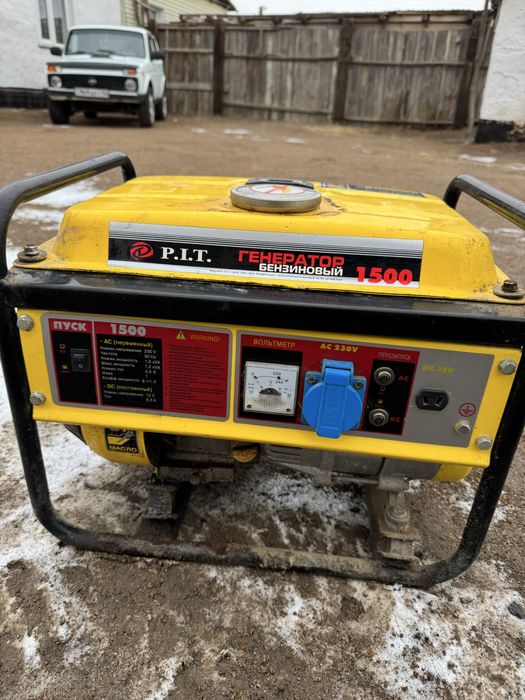 Продам Генератор P.I.T 1500 — Бензиновый, рабочий