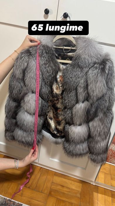 Blană naturală de vulpe