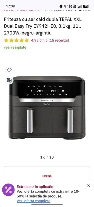 Friteuze cu aer cald