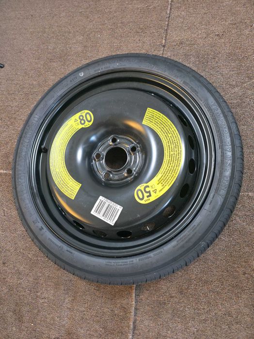 Roata Rezerva SLIM 5x112 19'' 66.6 - 125/70/19 - OEM AUDI A4 A5 A6 - Mercedes B C E Class - BMW Seria 3 4 5 - DOT 2019 NOUA !