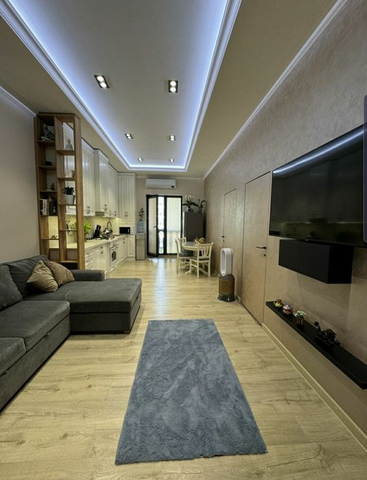 3-комнатная квартира 65 м² с дизайнерским ремонтом в ЖК Darkhan Avenue