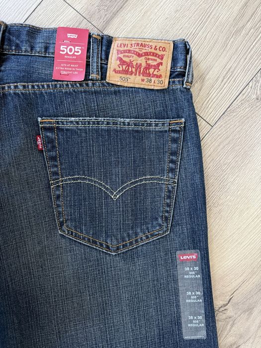 Blugi LEVIS 505 Albastru Barbati | Marime 38 x 30 (Talie 98 cm)