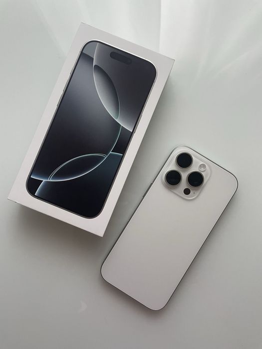 Ipnone 16pro titan white