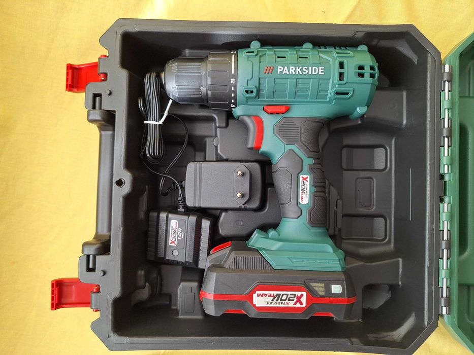 Masina de insurubat si gaurit Parkside PBSA 20-Li A1 cu acum si incarc