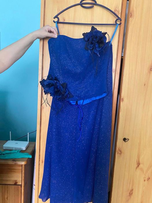 Rochie cu capa de blana