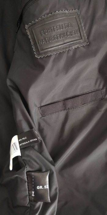 geaca noua, piele naturala, XL (52), poze reale