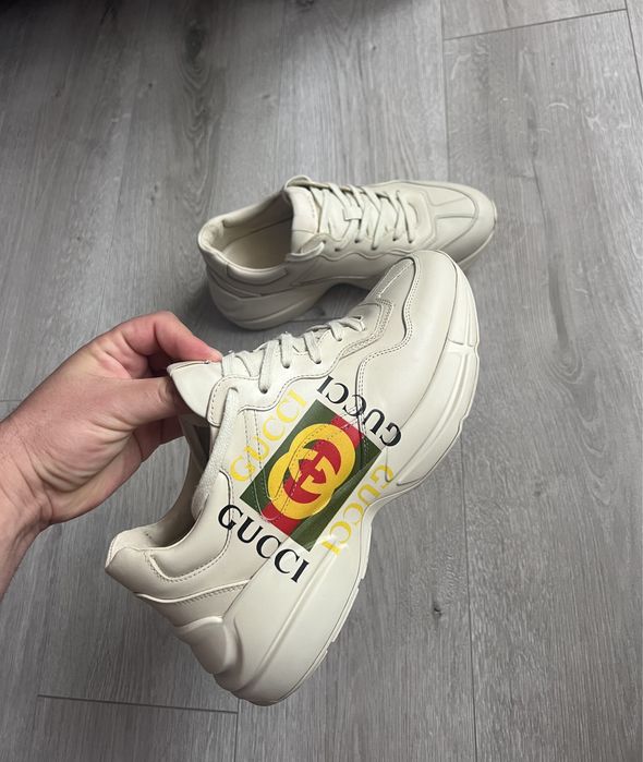 Gucci Rhyton Logo Ivory