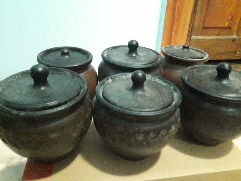 горшочки для запекания 6 штук, 2 штуки
