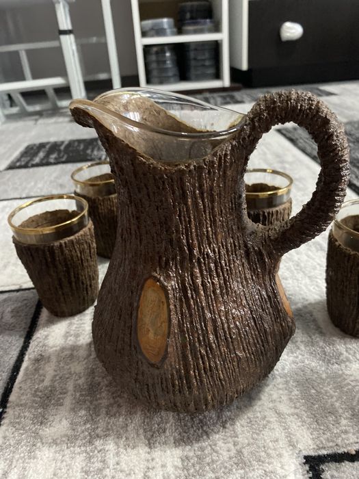 Set Carafa + 6 pahare de colectie