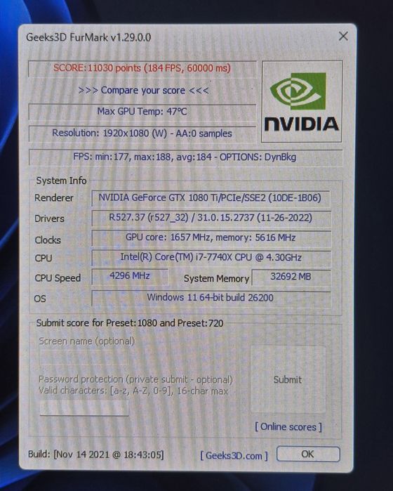 AORUS GTX 1080 Ti Waterforce Xtreme Edition 11GB 352bit