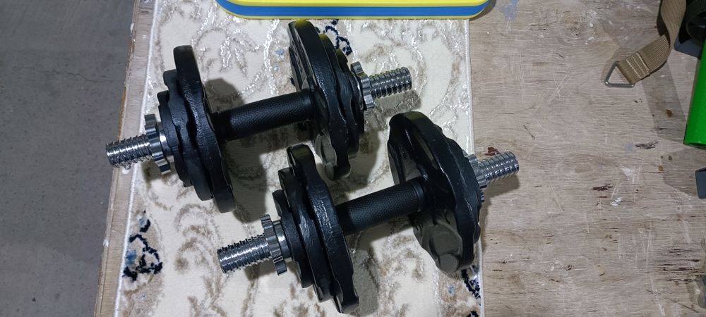 Гантели Торнео 22кг, разборные пара.