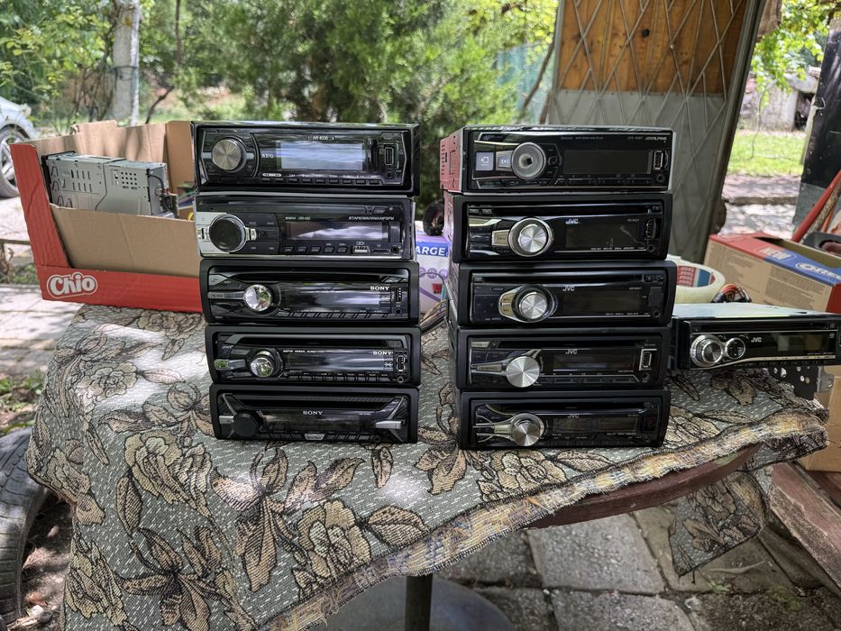 CD за кола Alpine, JVC, Sony и AEG – USB, AUX, Bluetooth, DVD