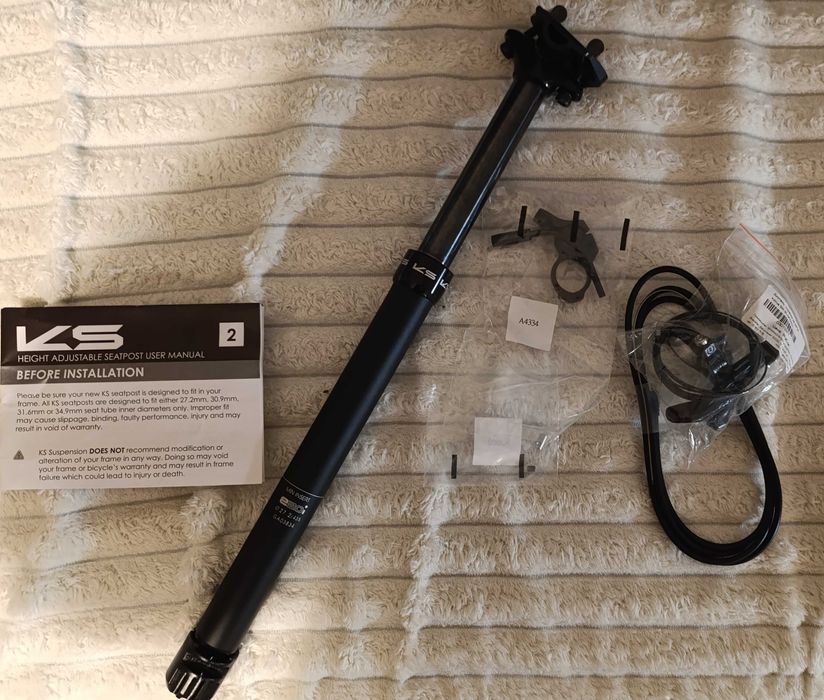 KS e20i Dropper Post - Ново 27.2\text{mm} (Вътрешно Окабеляване)