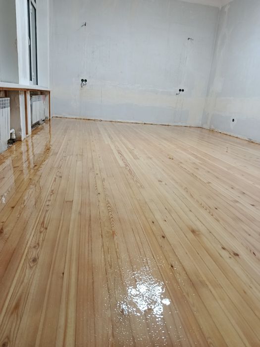 Pol ustasi, shlifovka pol parket