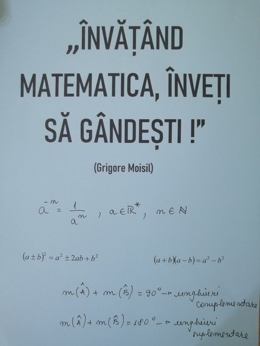 Meditații matematică