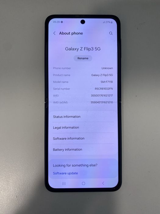 Samsung Galaxy Z Flip3 5G 128GB ID-hix511