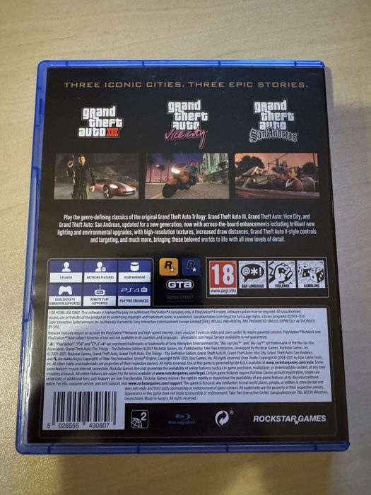 Gta Trilogy Ps4/Ps5