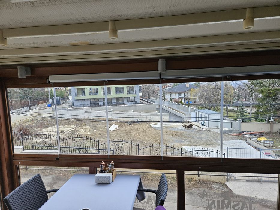 Перголи 2 броя хармоника остъкляване