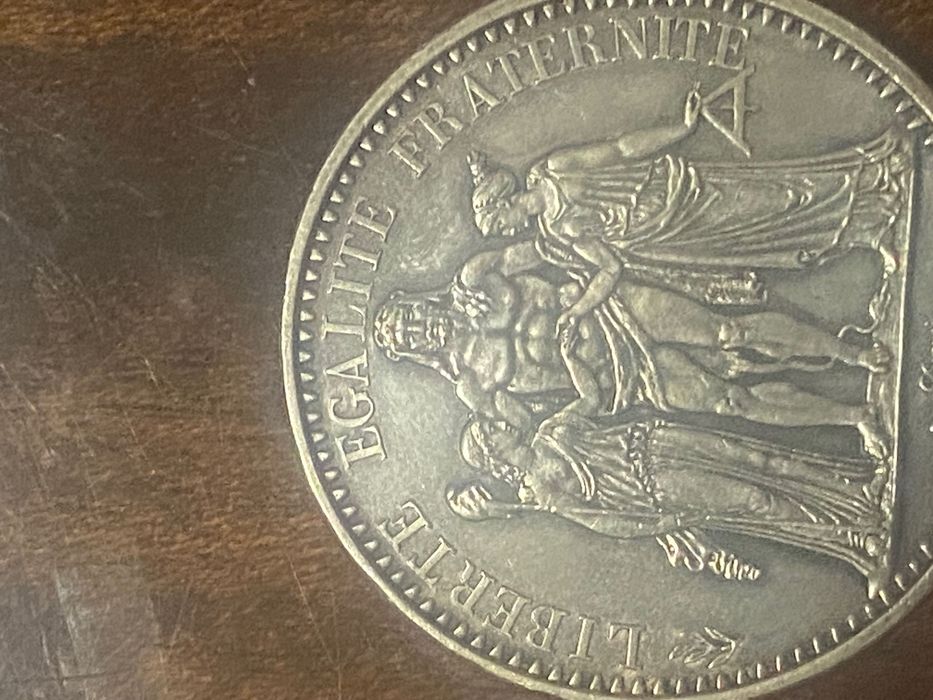 Сребърни франкове от 1965 година -2 броя