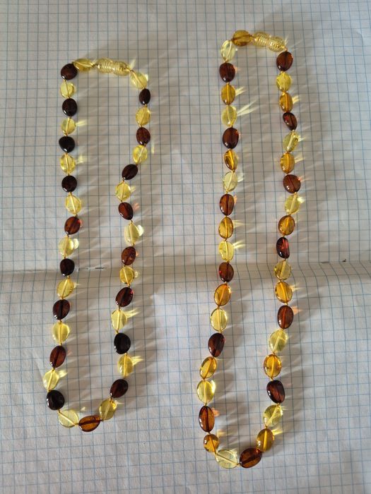 Янтарные бусы новые