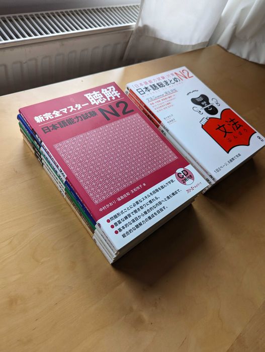 Manuale japoneză JLPT N2 Shin Kanzen Master, So-matome, și alte cărți